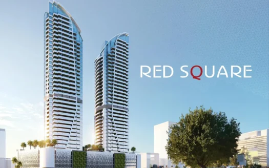 Tiger Red Square Tower – تجربة سكنية فاخرة في قلب دبي