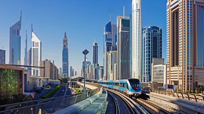 Dubai-metro-train-ar